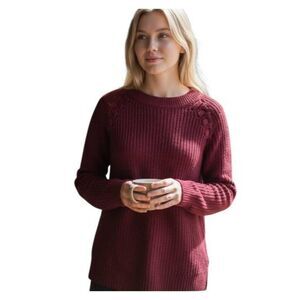 SO BURGUNDY SWEATER SZ.S EUC.